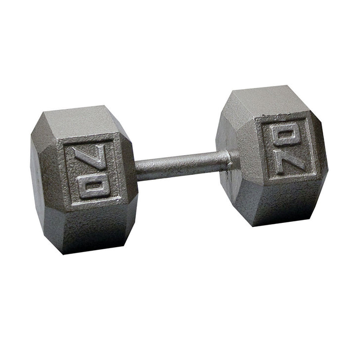 Body Solid Cast Iron Hex Dumbbells, from 3 to 100 lb. - SDX