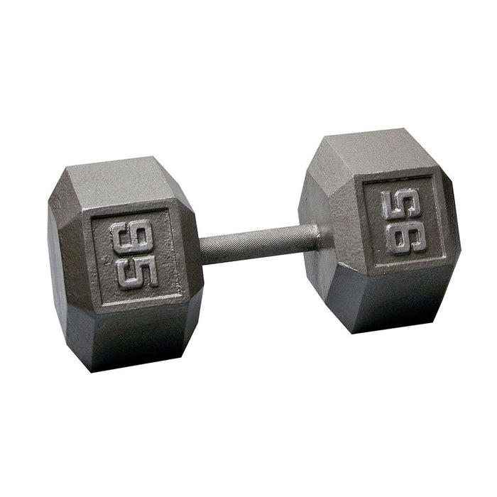 Body Solid Cast Iron Hex Dumbbells, from 3 to 100 lb. - SDX