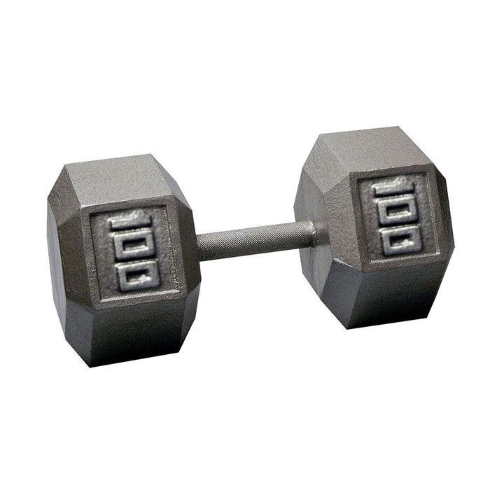 Body Solid Cast Iron Hex Dumbbells, from 3 to 100 lb. - SDX