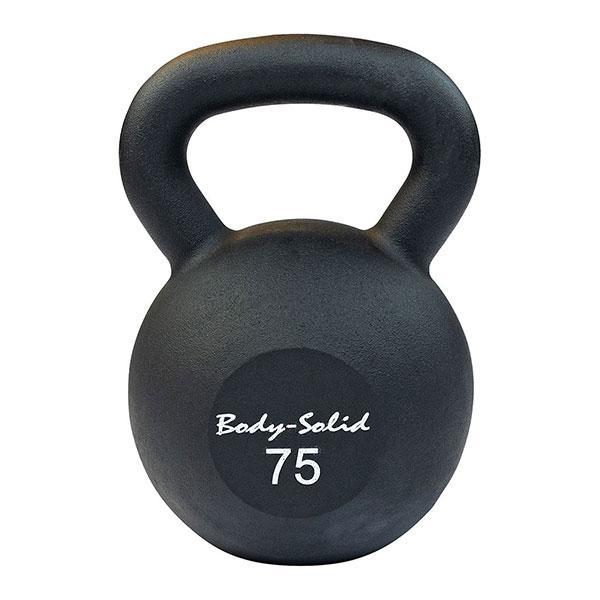 Body Solid Cast Powder Coated Kettlebells 5-100 lbs - KBR