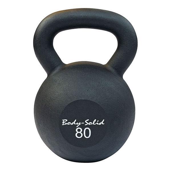 Body Solid Cast Powder Coated Kettlebells 5-100 lbs - KBR