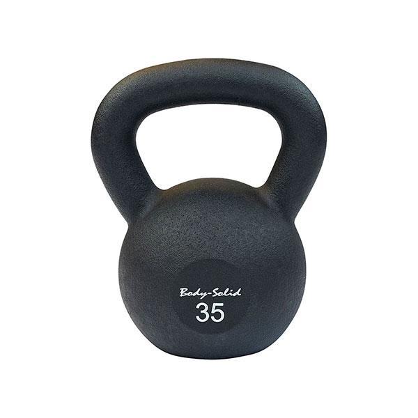 Body Solid Cast Powder Coated Kettlebells 5-100 lbs - KBR