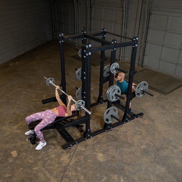 Body Solid Commercial Double Half Rack - Spr500Dbl Exercise Equipment