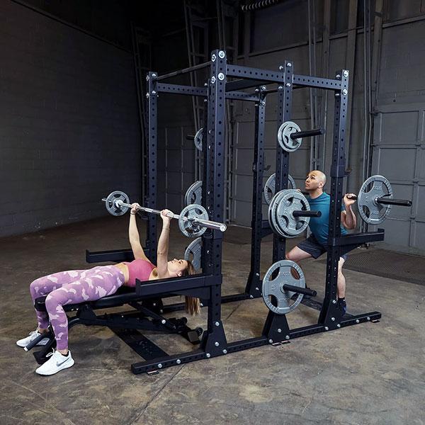 Body Solid Commercial Double Half Rack - Spr500Dbl Exercise Equipment