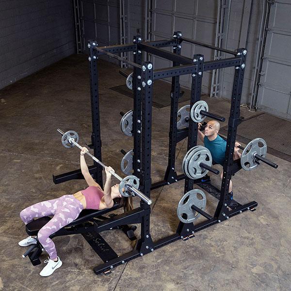 Body Solid Commercial Double Half Rack - Spr500Dbl Exercise Equipment