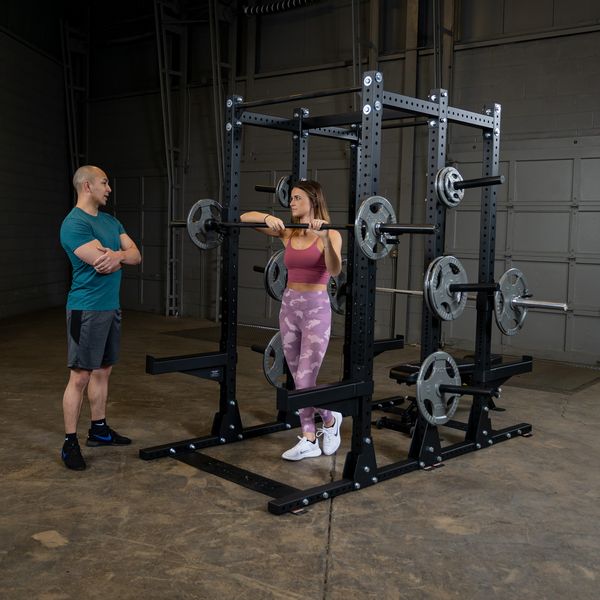 Body Solid Commercial Double Half Rack - Spr500Dbl Exercise Equipment