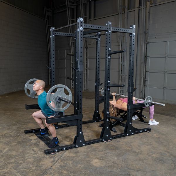 Body Solid Commercial Double Half Rack - Spr500Dbl Exercise Equipment