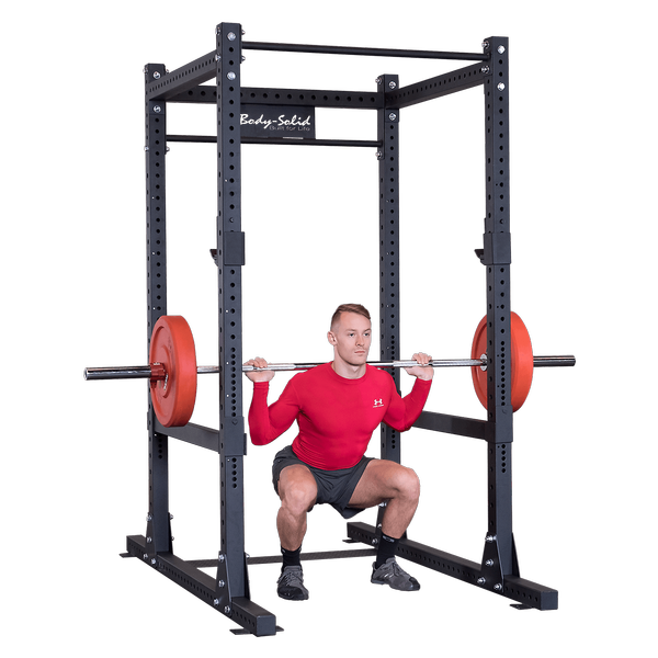 Body Solid Commercial Power Rack - Spr1000Back Exercise Equipment