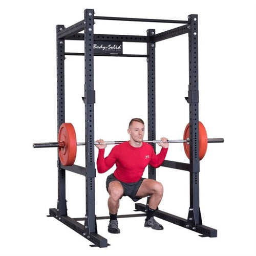 Body Solid Commercial Power Rack W/Power Strap Safeties - Spr1000Ss