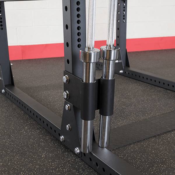 Body Solid Double Power Rack Package W/Power Strap Safeties - Spr1000Ssdb