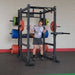 Body Solid Double Power Rack Package W/Power Strap Safeties - Spr1000Ssdb