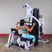 Body Solid Dual Stack Light Commercial Gym - Exm3000Lps Home