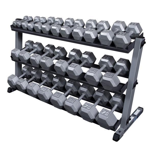 Body Solid Dumbbell Storage Shelf Rack - GDRT6