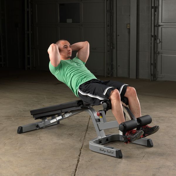 Body-Solid Heavy Duty Flat-Incline-Decline Bench - GFID71