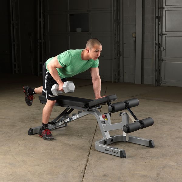 Body-Solid Heavy Duty Flat-Incline-Decline Bench - GFID71