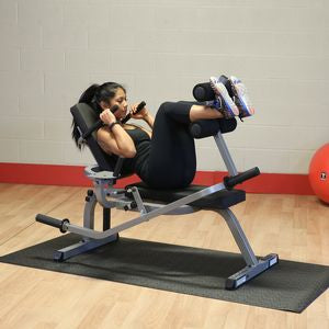 Body Solid Horizontal Ab Crunch Machine:  Gab100 Fitness