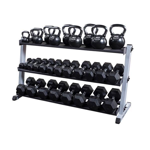 Body Solid Kettlebell Storage Shelf for the Rack - GKRT6