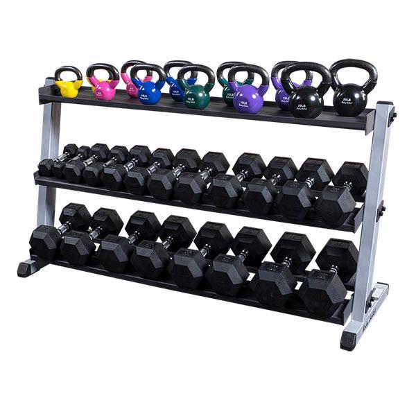 Body Solid Kettlebell Storage Shelf for the Rack - GKRT6