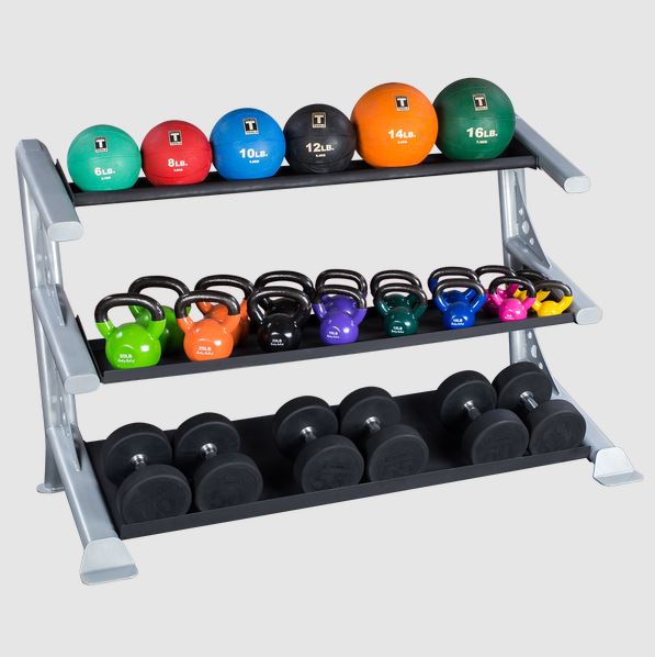 Body Solid Large Dumbbell Storage Shelf for the SDKR Rack - SDKRDBL