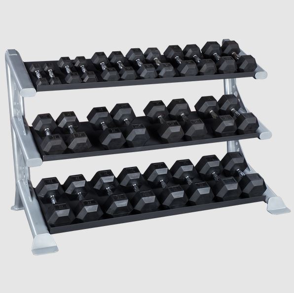 Body Solid Large Dumbbell Storage Shelf for the SDKR Rack - SDKRDBL