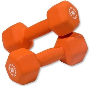 Body Solid Neoprene Dumbbell 1-15 lbs. Set - BSTNDS164