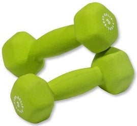 Body Solid Neoprene Dumbbell 1-15 lbs. Set - BSTNDS164