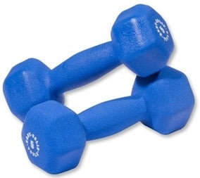 Body Solid Neoprene Dumbbell 1-15 lbs. Set - BSTNDS164