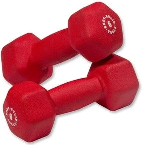 Body Solid Neoprene Dumbbell 1-15 lbs. Set - BSTNDS164