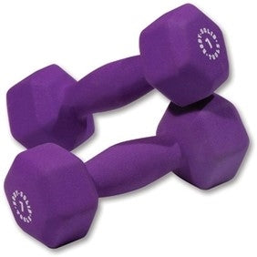 Body Solid Neoprene Dumbbell 1-15 lbs. Set - BSTNDS164