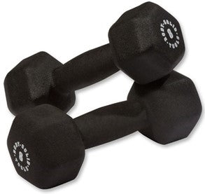 Body Solid Neoprene Dumbbell 1-15 lbs. Set - BSTNDS164