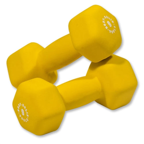 Body Solid Neoprene Dumbbells 1-10 lbs. Set - BSTNDS110