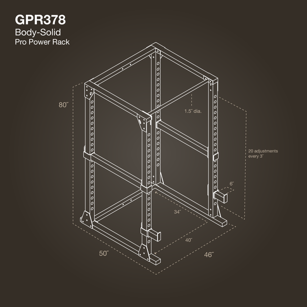 Body Solid Power Rack - GPR378