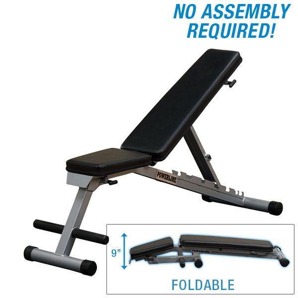 Body Solid Powerline FID Folding Bench - PFID125X