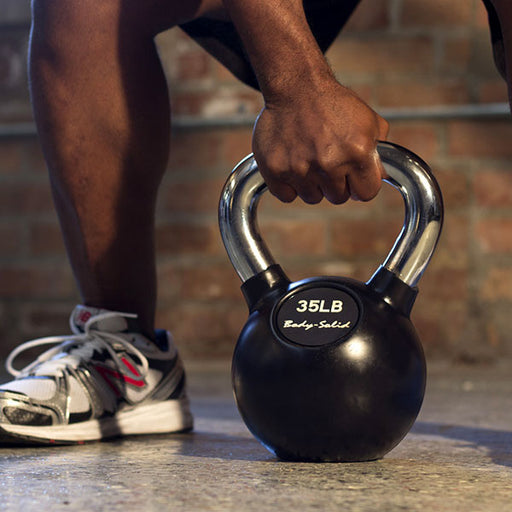 Body Solid Premium Kettlebell Set 5 to 30 lbs. - KBCS105 — side profile