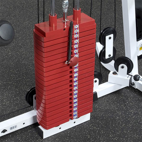 Body Solid Premium Red 200 lb Weight Stack - HP200