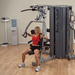 Body Solid Pro Clubline 3/4 Stack Base Unit Gym - Dgym Home