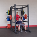 Body Solid Pro Clubline Double Power Racks With Monkey Bars - Spr1000Db Exercise Equipment