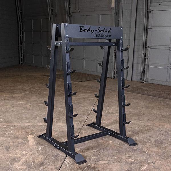 Body Solid Pro ClubLine Fixed Weight Barbell Rack - SBBR100