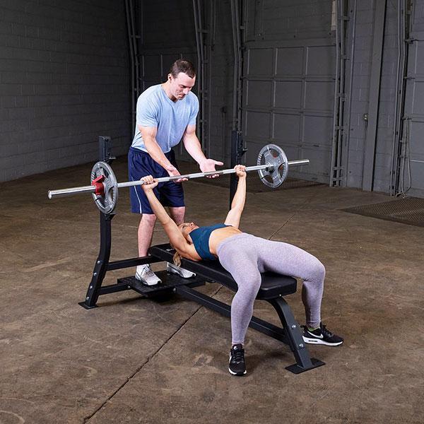 Body Solid Pro Clubline Flat Olympic Bench - SOFB250