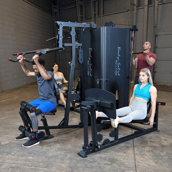 Body Solid Pro Clubline Four Stack Commercial Gym - S1000 Home