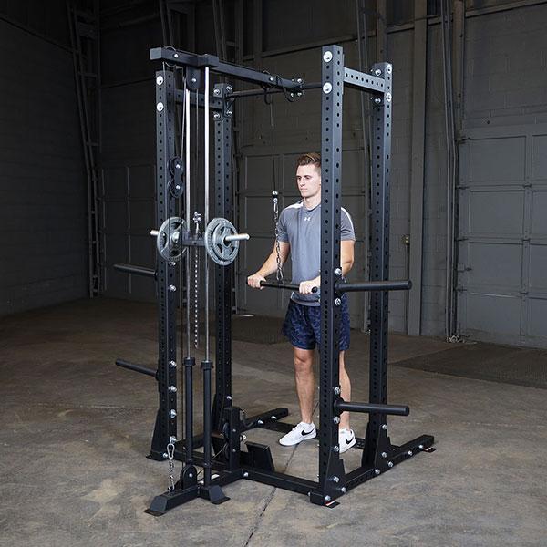 Body Solid Pro ClubLine Half Rack Lat Attachment - SPRHLA