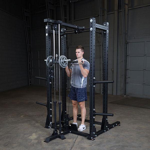 Body Solid Pro ClubLine Half Rack Lat Attachment - SPRHLA