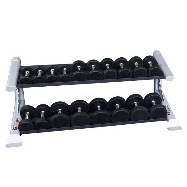 Body Solid Pro ClubLine Modular Storage Rack with 2 Dumbbell Tiers - SDKR500DB