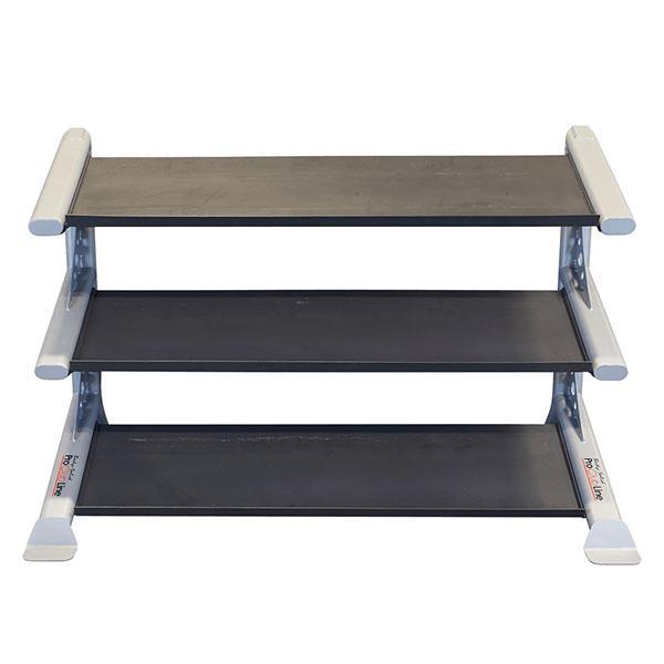 Body Solid Pro ClubLine Modular Storage Rack with 3 Dumbbell Tiers - SDKR1000DB