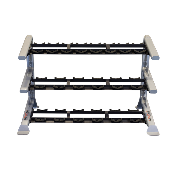 Body Solid Pro ClubLine Modular Storage Rack with 3 Saddle Tiers - SDKR1000SD