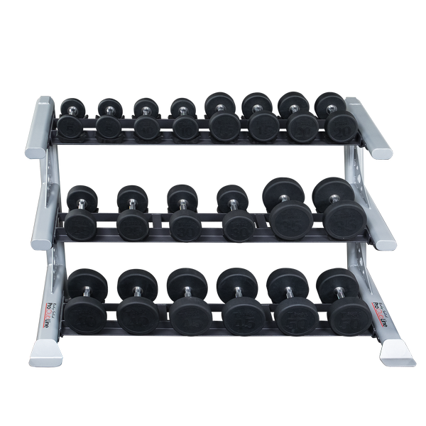 Body Solid Pro ClubLine Modular Storage Rack with 3 Saddle Tiers - SDKR1000SD