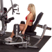 Body Solid Pro Dual Inner/Outer Thigh Machine Dgym 210Lb Stack - Diots Exercise Equipment