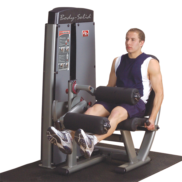 Body Solid Pro Dual Leg Ext/Curl Machine Freestanding 210Lb Stack - Dlecsf Exercise Equipment