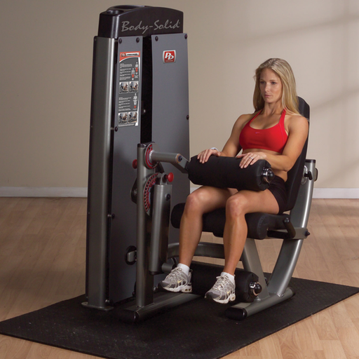 Body Solid Pro Dual Leg Ext/Curl Machine Freestanding 210Lb Stack - Dlecsf Exercise Equipment