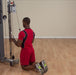 Body Solid Pro-Grip Stirrup Handle - MB501RG — adjustment mechanism